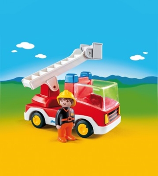 Image de Camion de pompier avec échelle