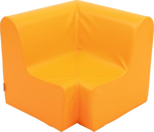 Image sur Fauteuil d'angle M - Orange