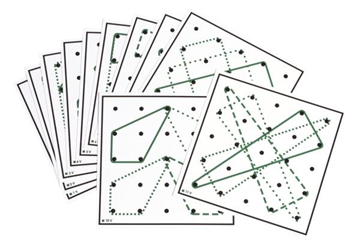 Image de Cartes d’activités pour géoplan et géomiroir, niveau 1