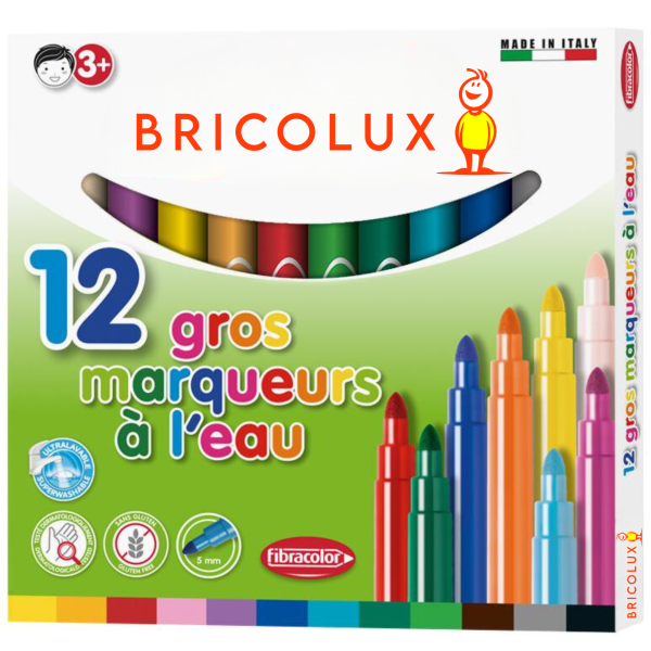 Image sur Marqueurs Bricolux, pochette de 12