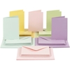 Image sur Cartes couleurs pastel avec enveloppes, les 50