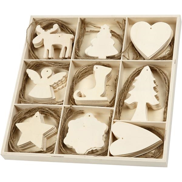 Image sur Décorations de Noël, boîte de 72 pièces