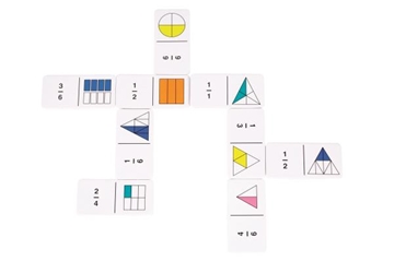 Image de Domino des fractions et de pourcentages