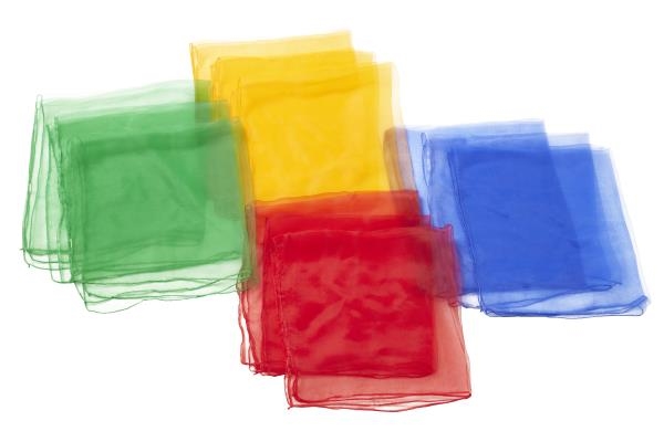 Image sur Foulards de jonglerie, les 12 petits foulards