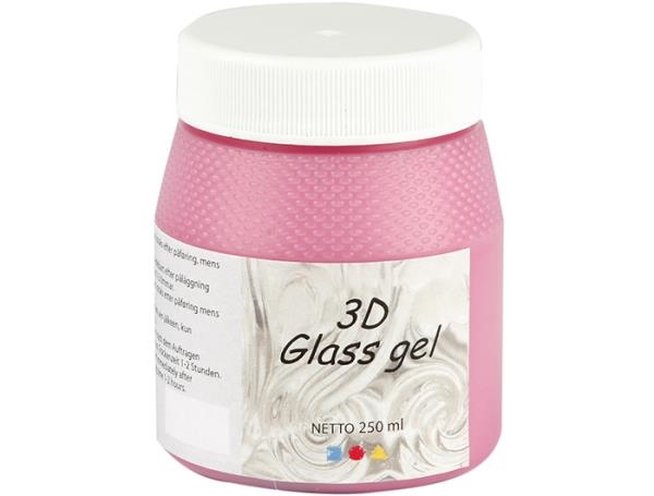 Image sur Gel 3D pour verre Rose
