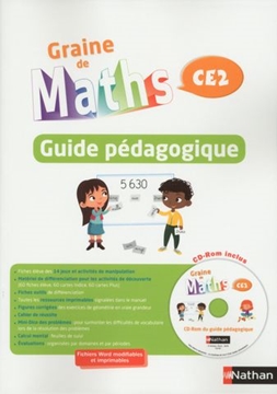 Image de Graine de Maths - Guide  pédagogique  CE 2  + CD  2017
