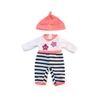 Image sur Vêtements pour poupées de H 32 cm - pyjama rose