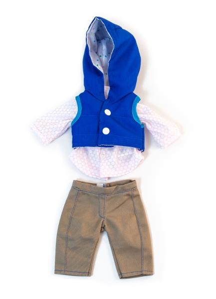 Image sur Vêtements pour poupées de H 32 cm - pantalon, chemise et gilet