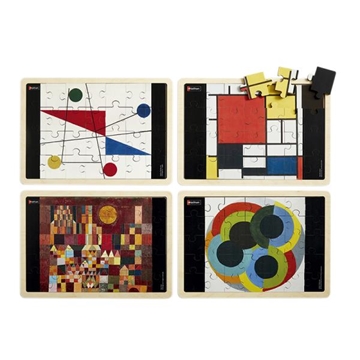Image de L'art et les formes - Lot de 4 puzzles