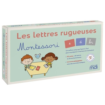 Image de Les lettres rugueuses Montessori- Minuscules cursives