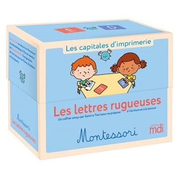 Image de Les Lettres Rugueuses Montessori - Capitales D’Imprimerie