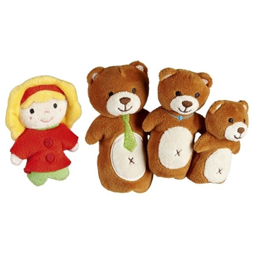 Image de Marionnettes à doigts Boucle d'or et les 3 ours