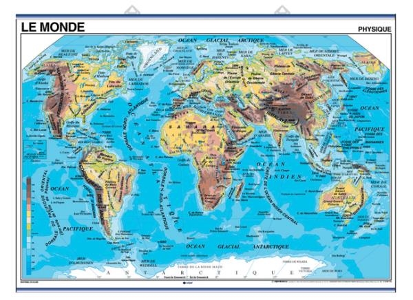 Image sur Carte murale du monde