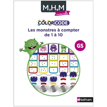 Image de MHM - Maternelle et colorcode GS - Les monstres à compter de 1 à 10