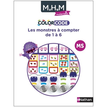 Image de MHM - Maternelle et Colorcode MS - Les monstres à compter de 1 à 6