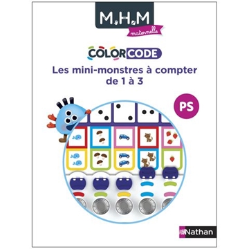 Image de MHM - Maternelle et Colorcode PS - Les mini-monstres à compter de 1 à 3