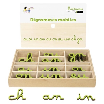 Image de Montessori par Nathan - Digrammes mobiles