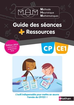 Image de Méthode Heuristique Mathématiques CP CE1 - Guide pédagogique - 2019