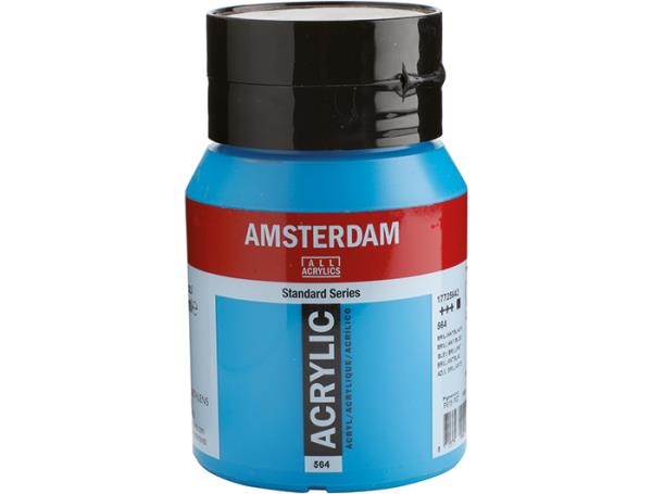 Image sur Peinture acrylique Amsterdam 500 ml Bleu brillant
