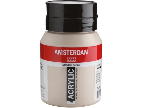 Image sur Peinture acrylique Amsterdam 500 ml Gris chaud