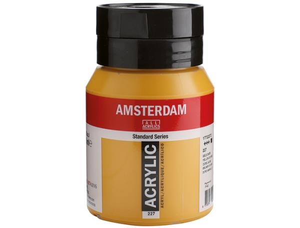 Image sur Peinture acrylique Amsterdam 500 ml Ocre jaune