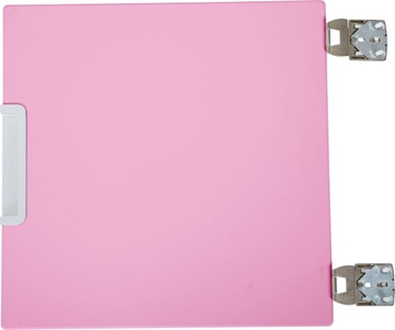 Image de Petite porte montée sur le séparateur rose clair avec amortisseurs