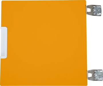 Image de Petite porte orange avec amortisseurs