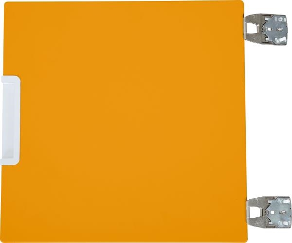 Image sur Petite porte orange avec amortisseurs