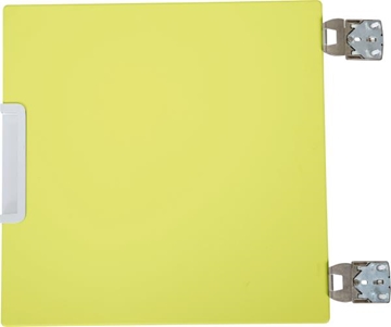 Image de Petite porte montée sur le séparateur citron vert avec amortisseurs