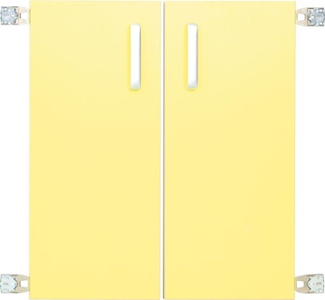 Image de Portes pour armoires M, la paire jaune