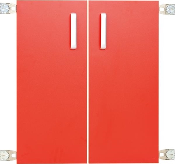 Image de Portes pour armoires M, la paire rouge