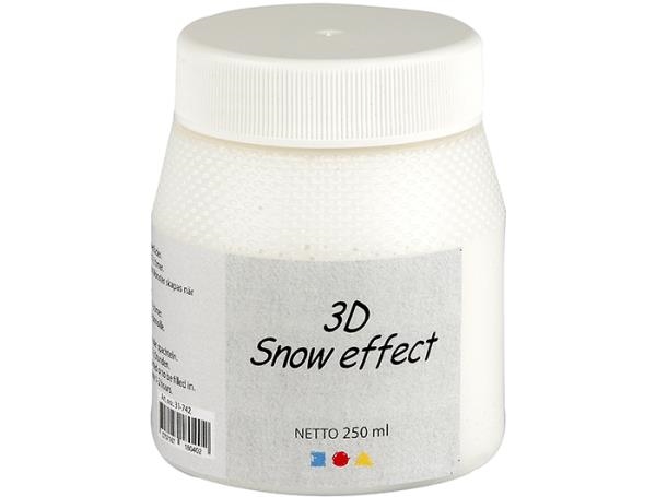 Image sur Pâte 3D neige, flacon de 250 ml