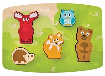 Image de Puzzle tactile, animaux de la forêt
