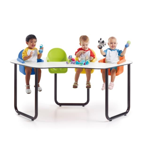 Image sur Table à manger bébé pour 4 - Bleu
