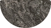 Image sur Tablette antibruit Plus demi-ronde - 60 x 120 cm gris foncé