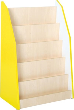 Image de Étagère-bibliothèque simple face jaune