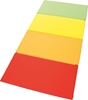 Image sur 1 tapis pliable en 4 - Rouge-Orange-Jaune-Vert