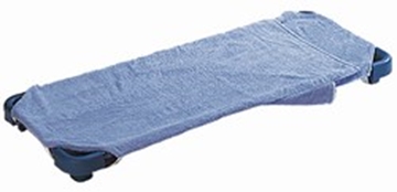Image de Turbulette en tissu éponge fermée bleu foncé