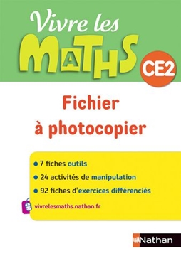 Image de Vivre les maths - Fichier à photocopier CE2