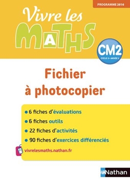 Image de Vivre les maths - Fichier à photocopier - CM2 - 2018