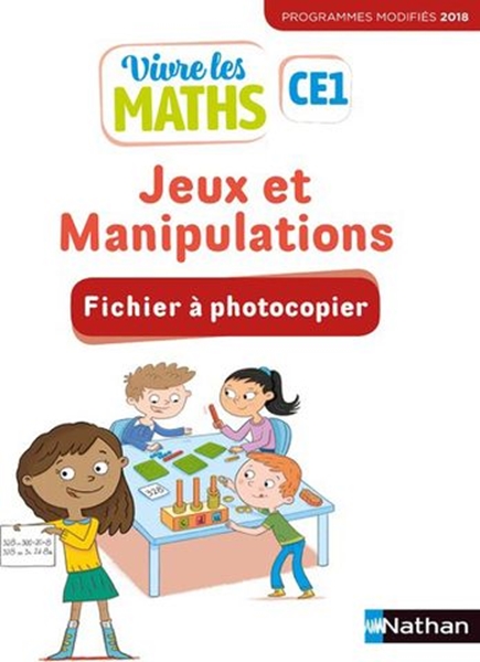 Image sur Vivre les maths - Fichier à photocopier - Jeux et manipulations CE1 2019
