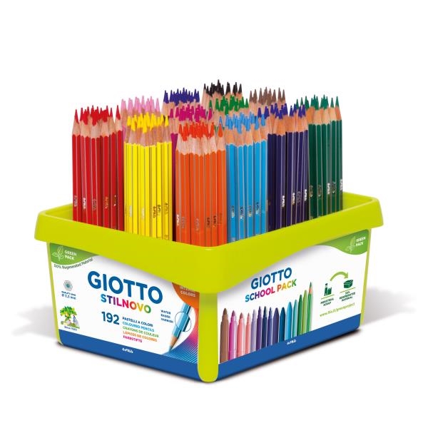 Image sur Crayons de couleur Giotto Stilnovo, classpack de 192