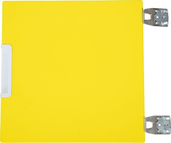 Image sur Petite porte jaune avec amortisseurs