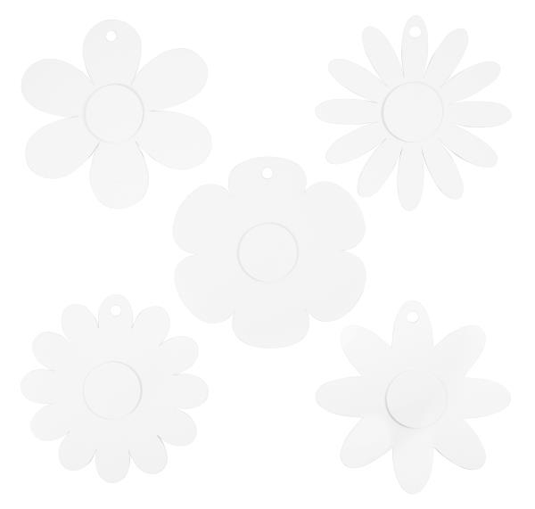 Image sur Formes en carton fleurs