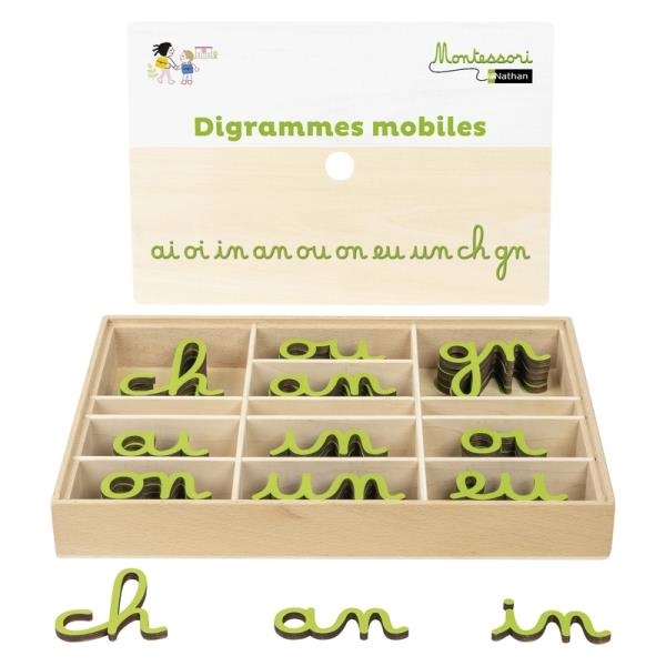 Image sur Montessori par Nathan - Digrammes mobiles