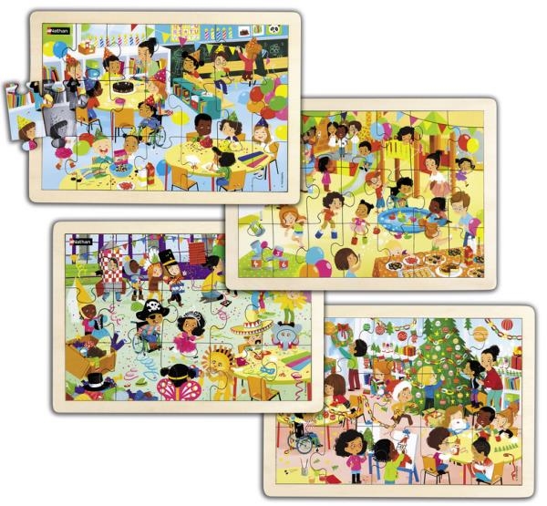 Image sur Puzzles - les fêtes à l'école