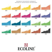 Image de Ecoline Brush pen Talens, pochette de 20