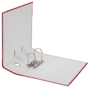 Image de Classeur plastifié à levier 8 cm rouge