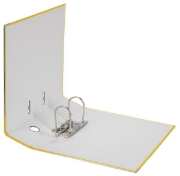 Image de Classeur plastifié à levier 8 cm jaune