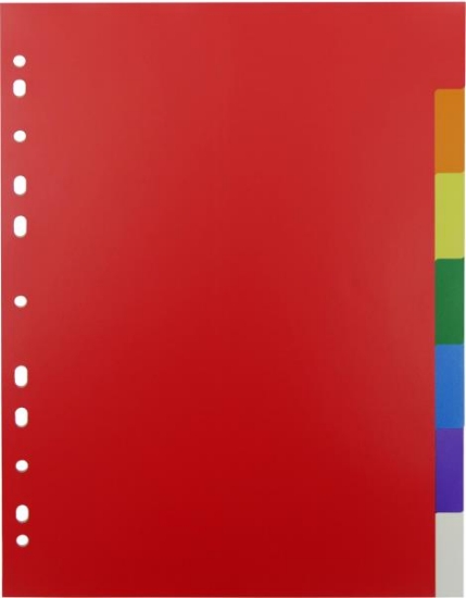 Image de Intercalaires plastiques A4 6 positions